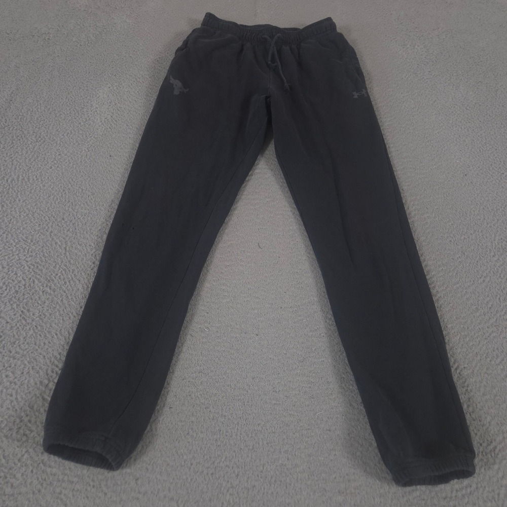 Under Armour Sweatpants Mens M Black Project Rock French Terry Tapered Jogger